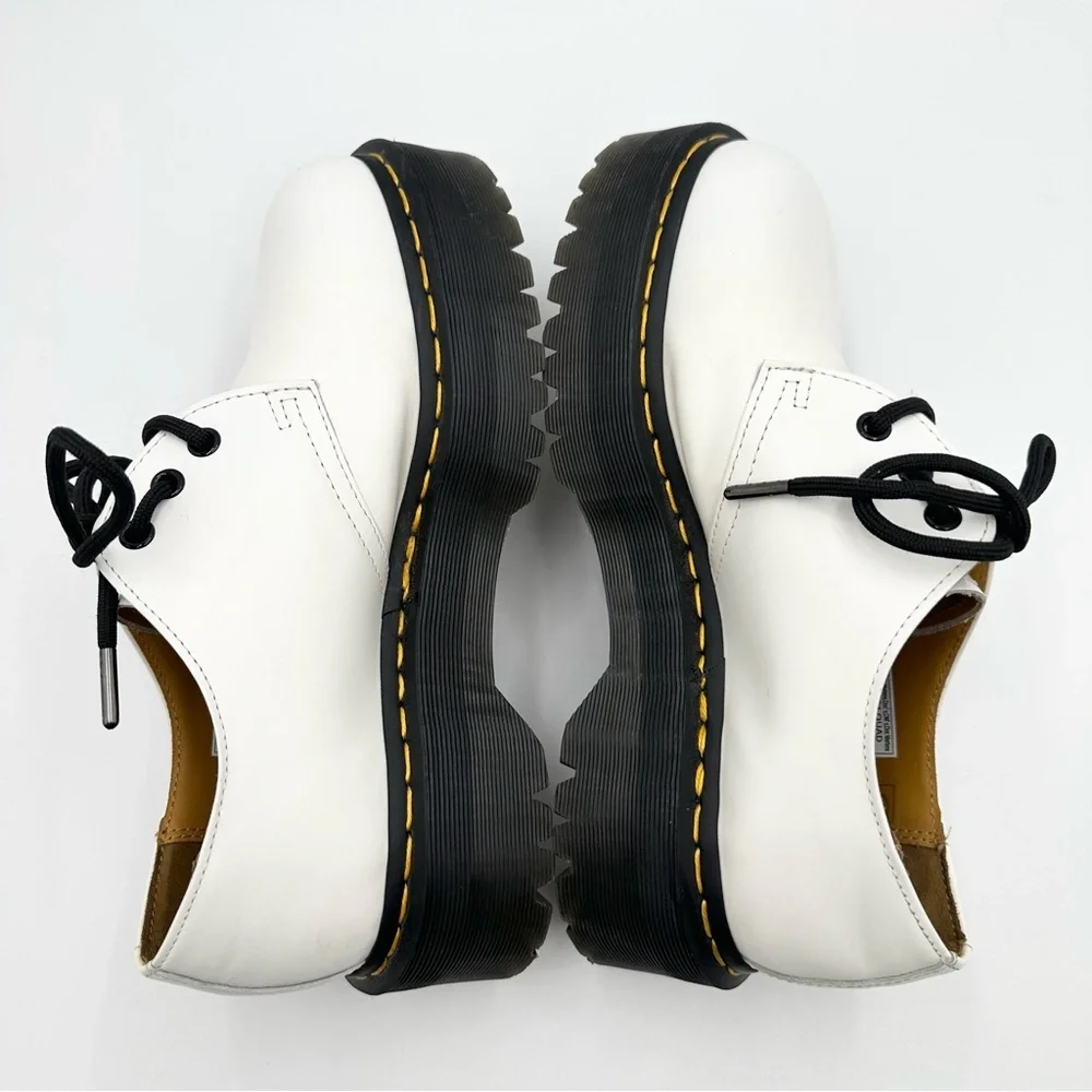 Dr. Martens 1461 Quad Smooth Leather Platform Oxford